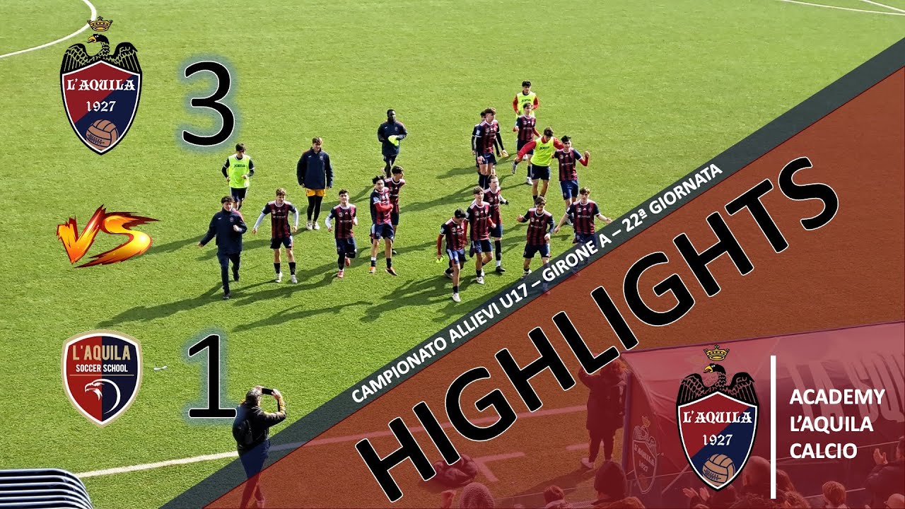 U1t | Academy L'Aquila Calcio - L'Aquila Soccer School 3 - 1 | Highlights