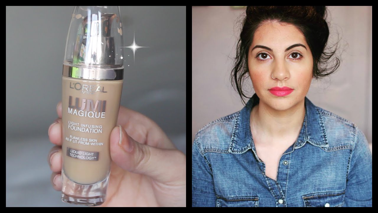 L'Oreal Lumi Magique Foundation Application & Review