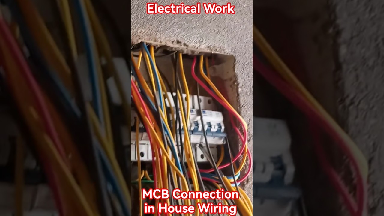MCB Connection in House Wiring 😭 