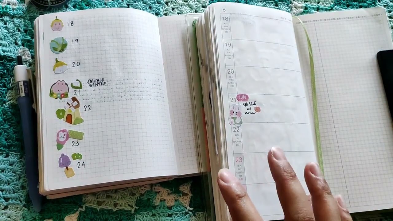Planning The Same Week In Two Planners | Kinbor A6 & Kinbor Weeks Plan With Me | 2025 August 18 - 24