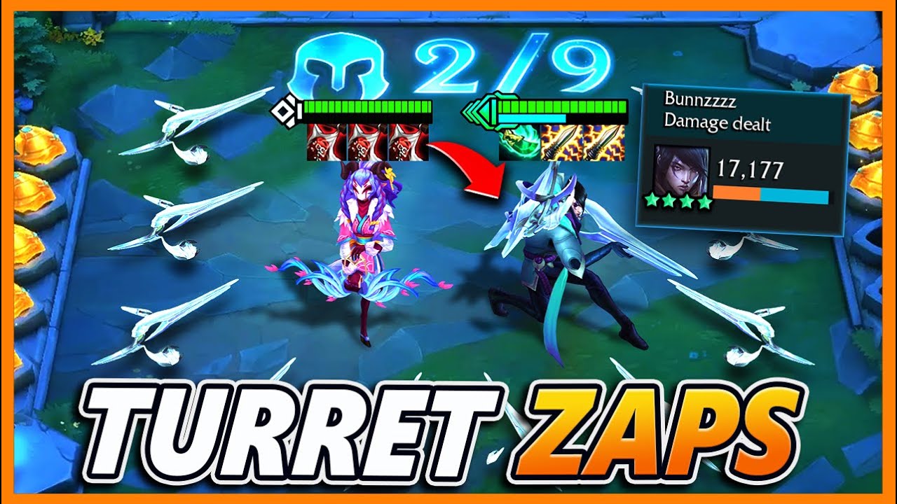 4 STAR TURRET STATIC SHIV PROCS (INSANE TURRET DAMAGE) - BunnyFuFuu | League Of Legends | SET 4