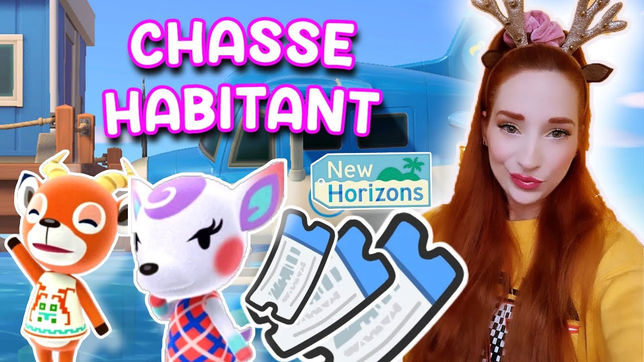 OMG CET HABITANT 💥CHASSE à l'HABITANT  ANIMAL CROSSING NEW HORIZONS 14 TICKETS MILES NOOK #acnh