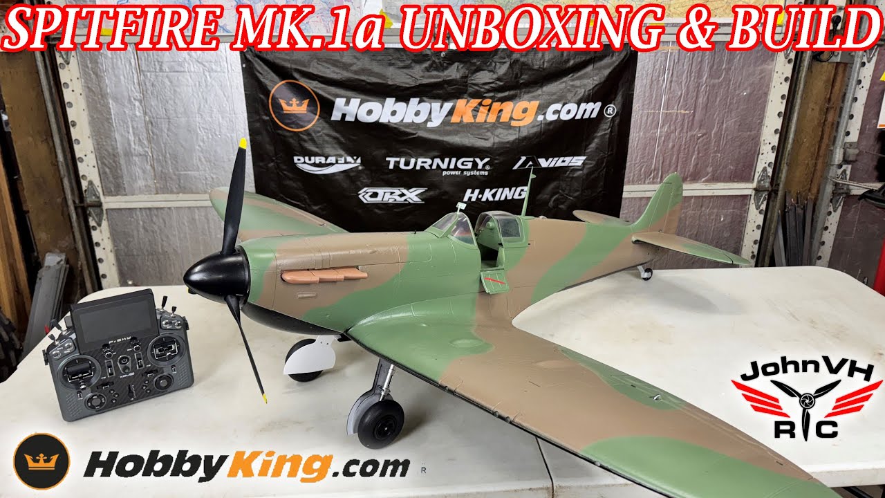 Распаковка и сборка Avios Spitfire Mk.1a 1450 мм @HobbyKingOfficial