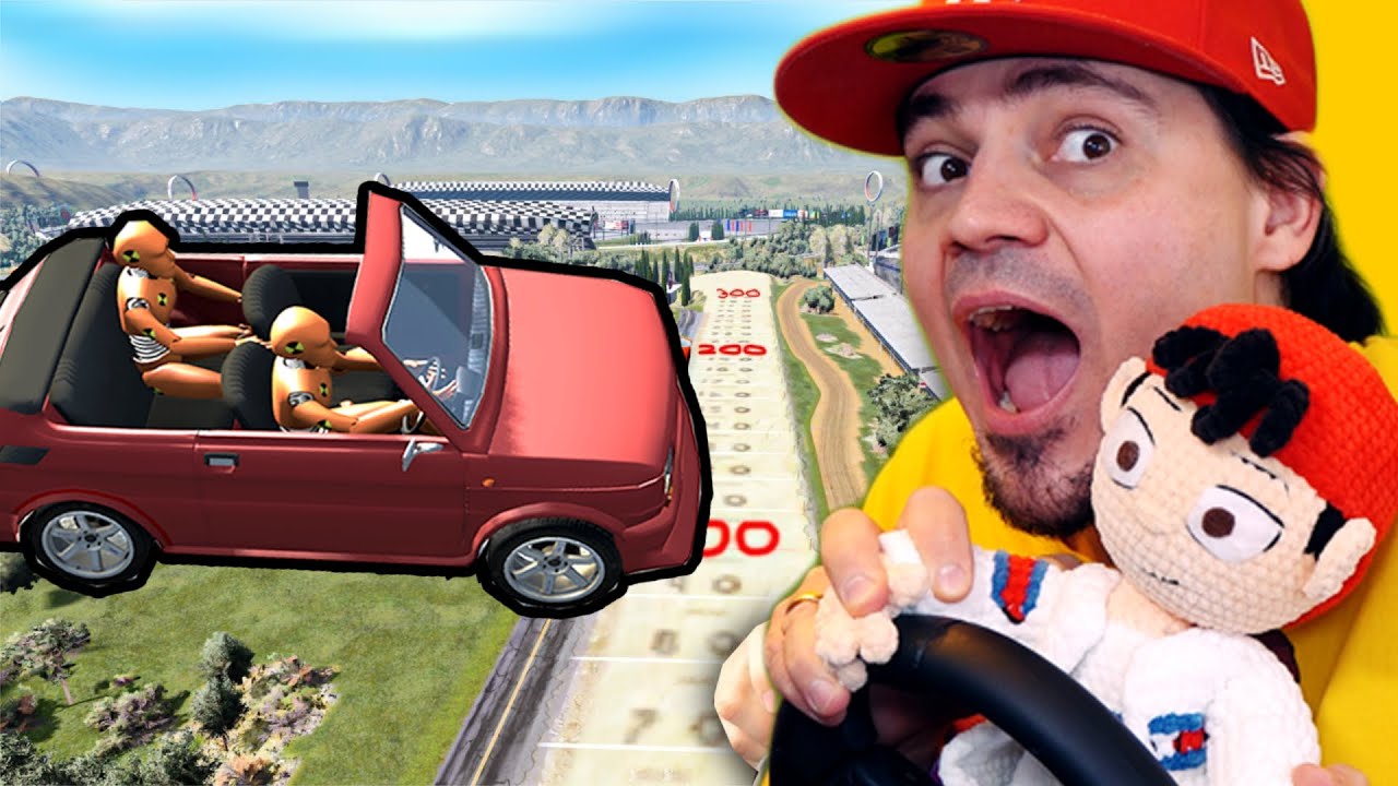 🚗 POLSKI MALUCH SKACZE DO PIASKU w BEAM.NG! | Beam.NG Na Modach