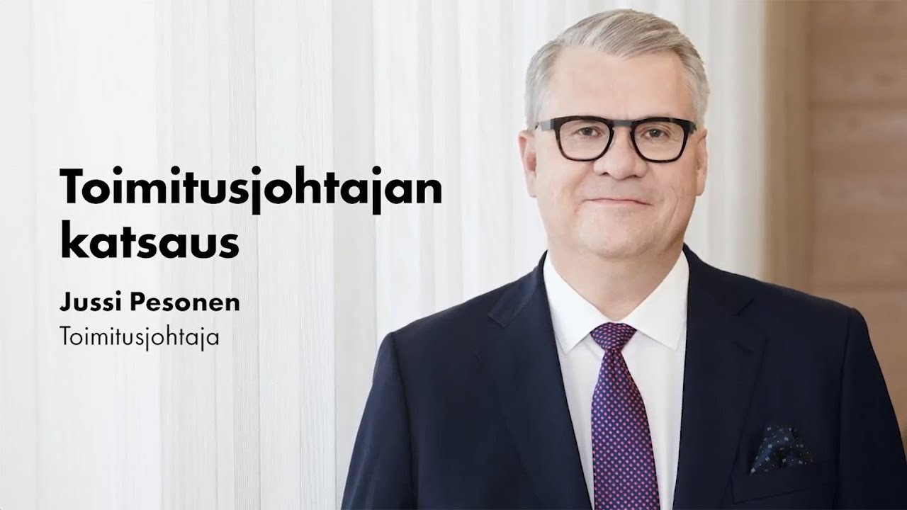 UPM-Kymmene Oyj:n vuoden 2021 varsinainen yhti&ouml;kokous: Toimitusjohtajan katsaus, Jussi Pesonen