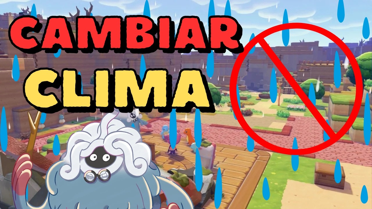 Cómo HACER que DEJE de LLOVER y que LLUEVA en POKEMON POKOPIA - PARAR LA LLUVIA  | CobayasGamer