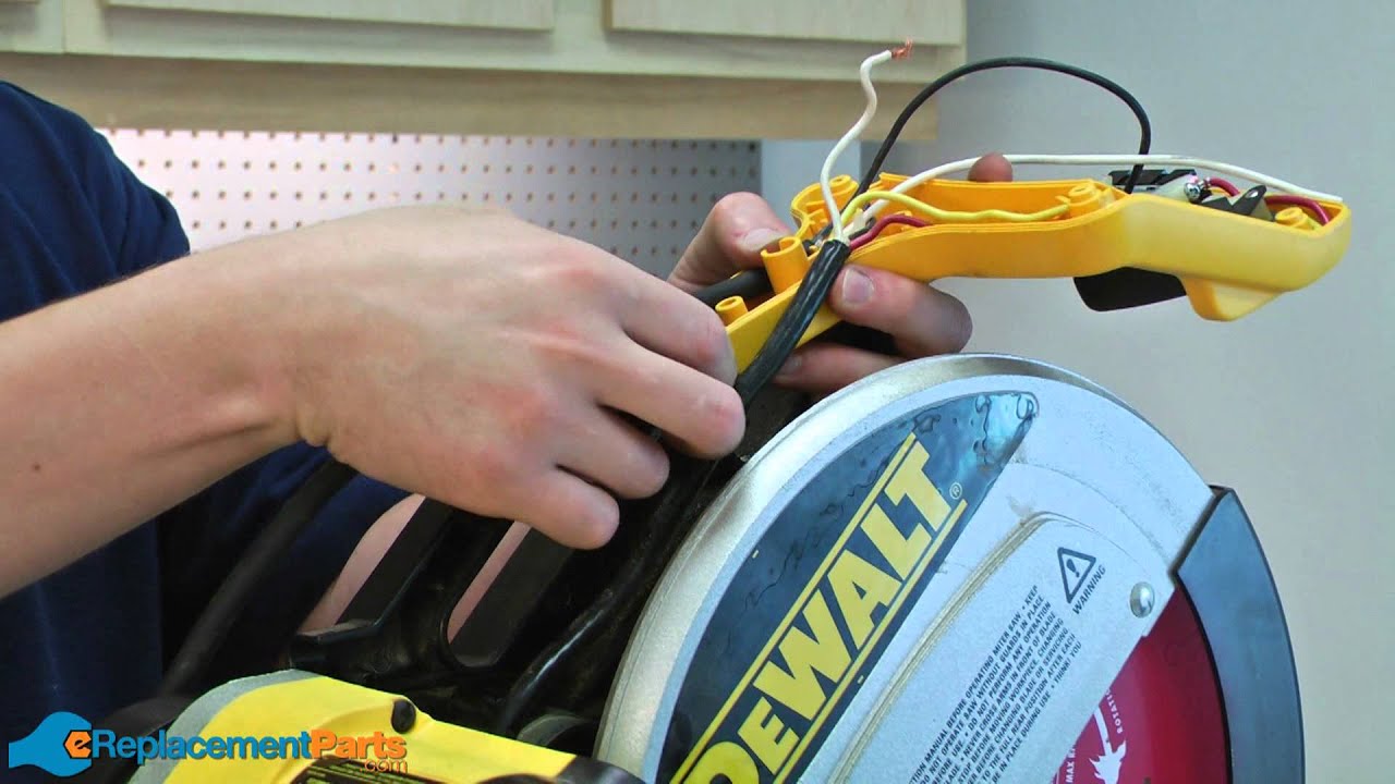 How to Replace the Cord on a DeWALT DW708 Miter Saw--A Quick Fix