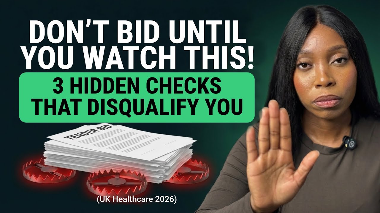 Healthcare Tender Eligibility UK: 3 Hidden Checks Before You Bid (2026)