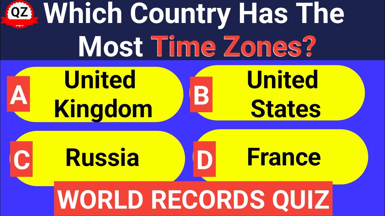 Do You Know The World's Most Extreme Records? Take The Quiz!!!! 