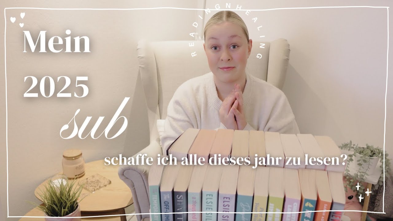 Ich zeige euch alle meine Bücher auf meinem SUB 2025 💌⭐️