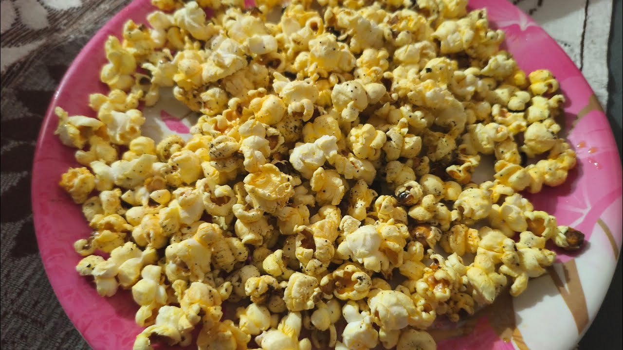 Cheese popcorn 🍿 homemade 😋