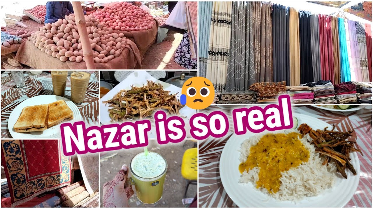 Sunday Bazaar Gaye | Zoya ka pura hath soj gaya 😥 | hume bari herani hui | itni shadeed garmi