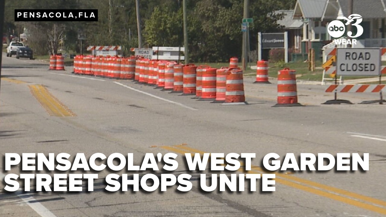 Pensacola’s West Garden Street shops unite amid FDOT’s $22M road work through 2027