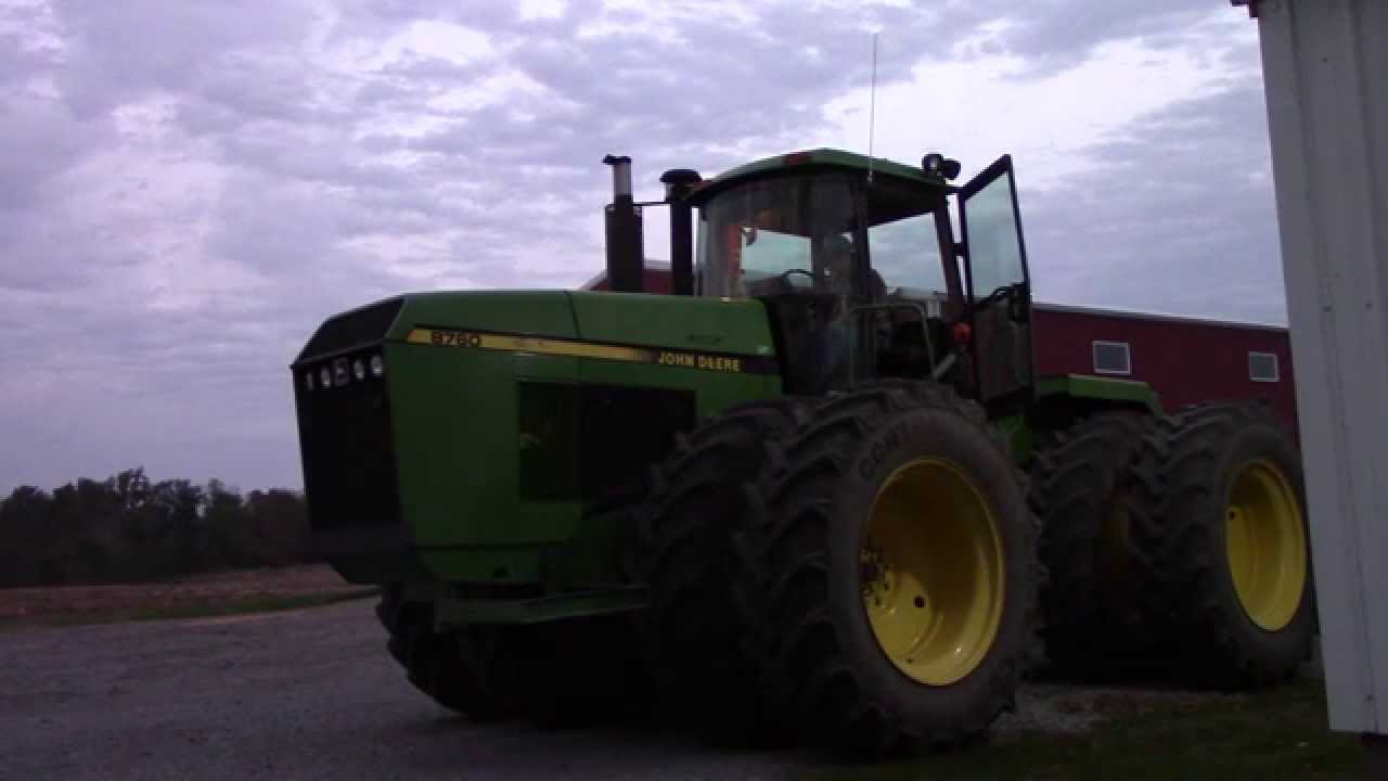 John Deere 8760 start up and Ripping