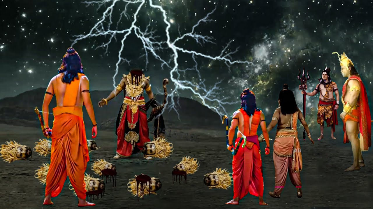 जब श्री राम ने दसानंद रावण के दस के दस सर काट दिया | Vighnaharta Ganesha