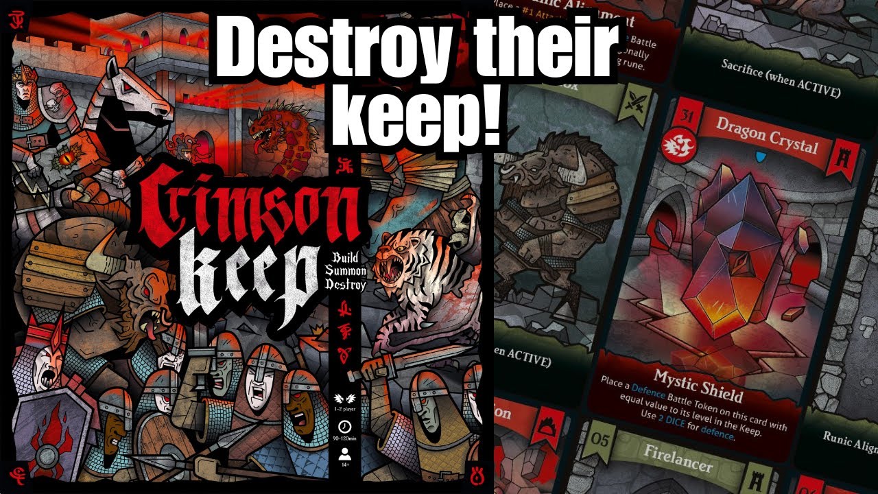 How to play the board game: Crimson keep