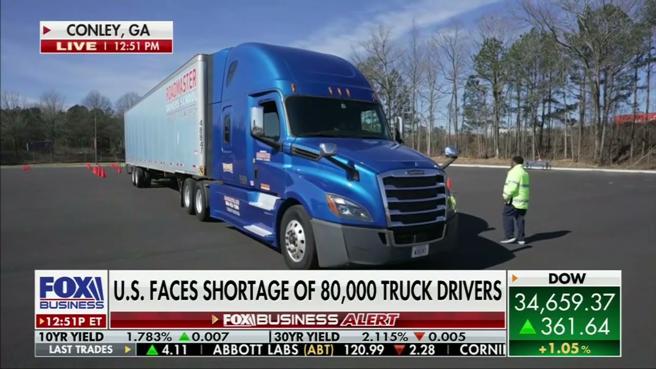 Fox Business News: Truck Driver Shortage