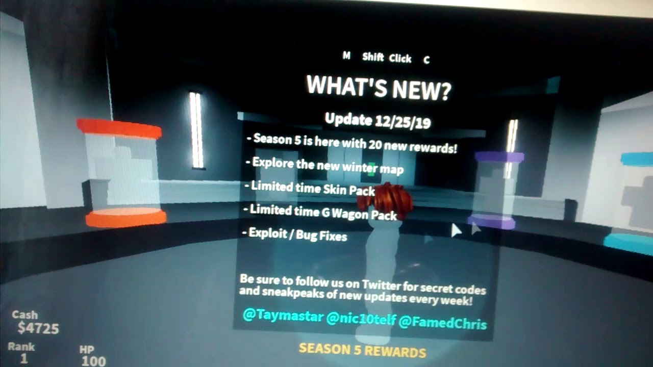 Mad city season 5 update Roblox mad city