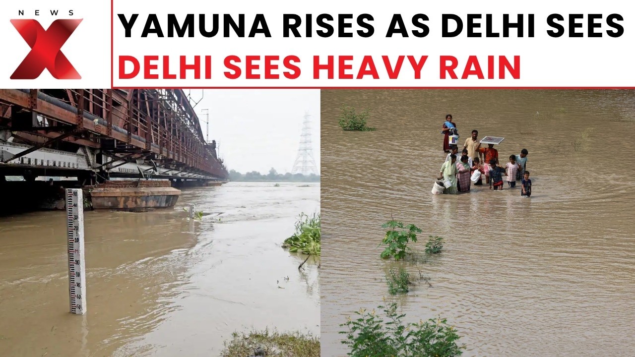 Delhi Yamuna Water Level Rises Sharply After Heavy Rainfall Triggers Fresh Concern | NewsX