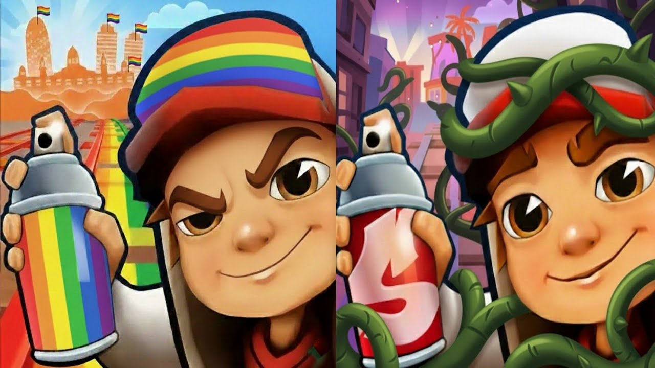 Subway Surfers : San Francisco 2022 🆚 Hollywood 2026 Map Comparison 