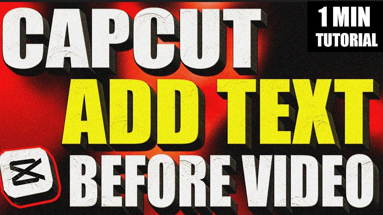 How To Add Simple Text Insert In Capcut Before Video (Step by Step Guide &ndash; Full Tutorial)