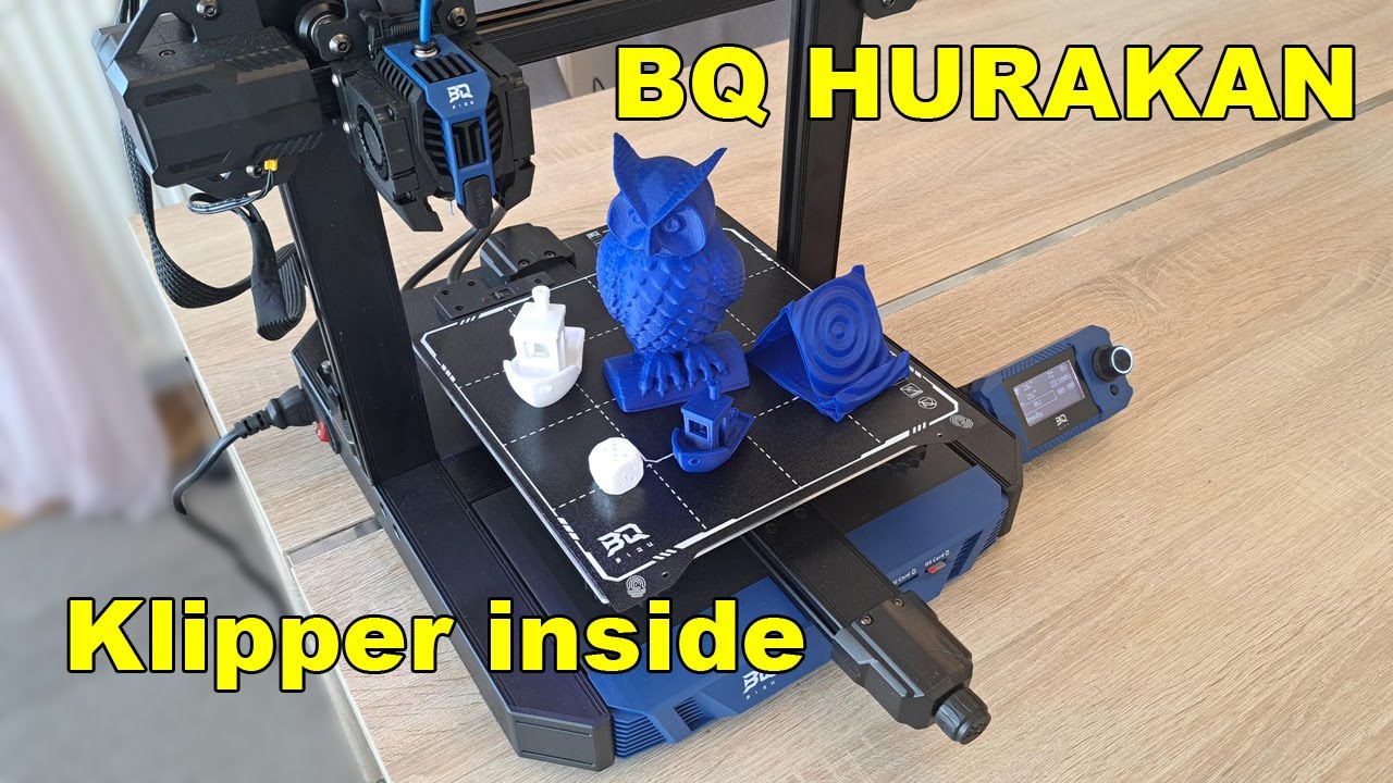 BQ Hurakan - a cheap, Klipper based bed slinger 3D printer review