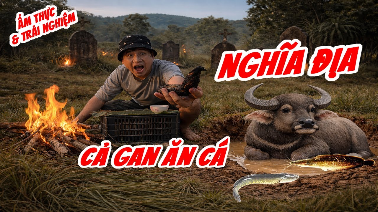 Ăn cá ở vũng Trâu nằm của nghĩa Địa (ẩm thực -  Trải nghiệm) | Đạt Bộ Binh Sinh Tồn