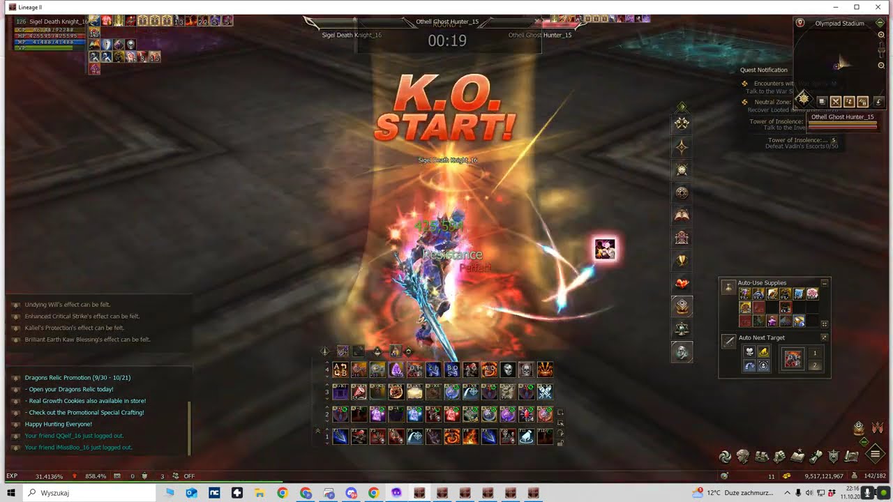 L2 NCA LIVE LINEAGE 2 NAIA - OLYMPIAD, DK, DEATH KNIGHT CZAJADK