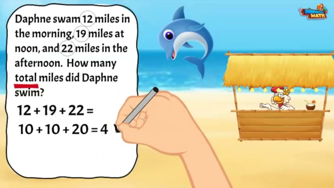 Two Step Addition & Subtraction Word Problems | 2nd Grade Math