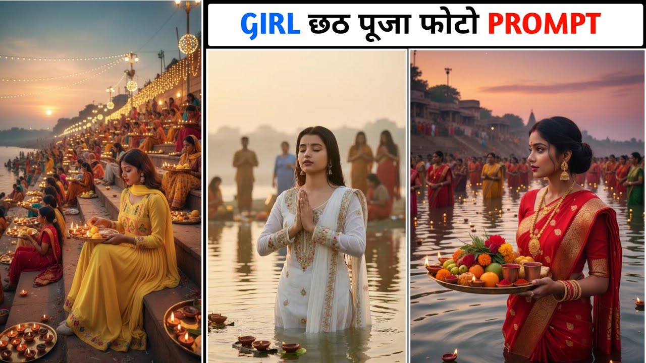 Trending Chhath Puja Ai Photo Editing Prompts | Google Gemini Chhath Puja Photo Editing 