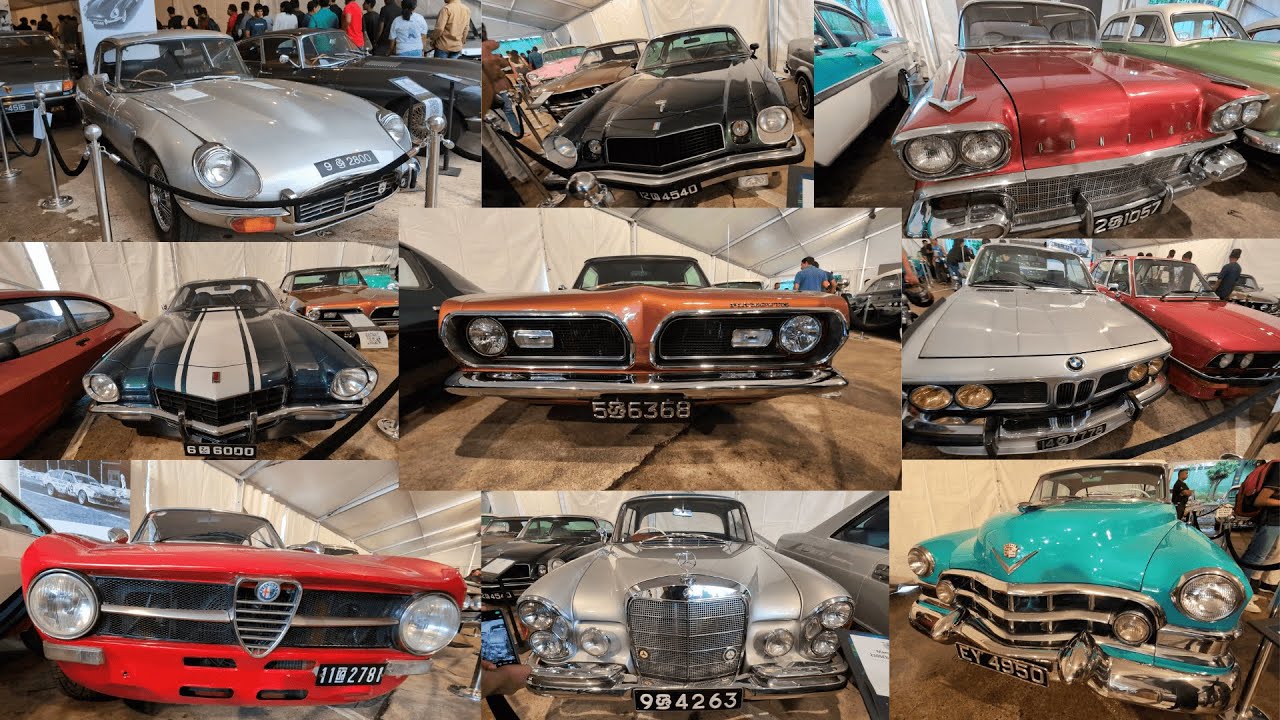 Ceylon Motor Show 2025 Classic Cars Part 2 (Cadillac Series 62, Buick Super Eight, BMW 3.0 CSL)