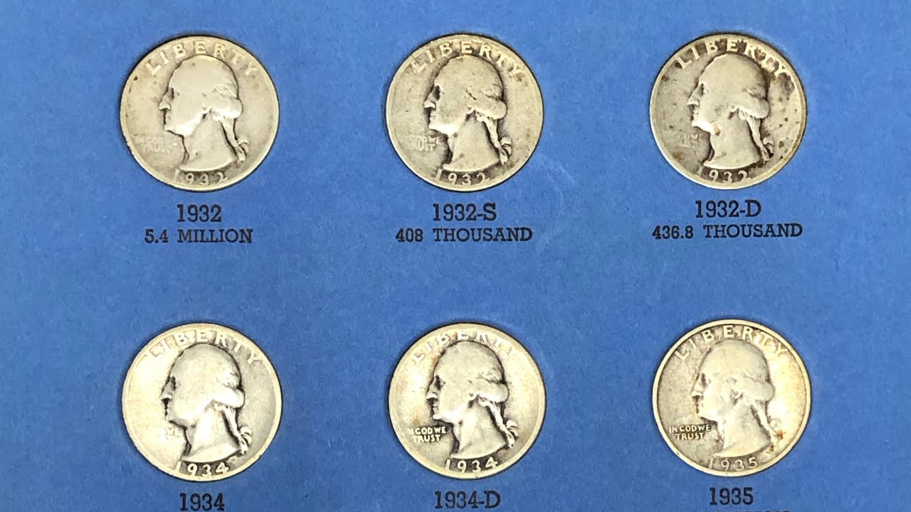 Complete Circulated Silver Washington Quarter Collection