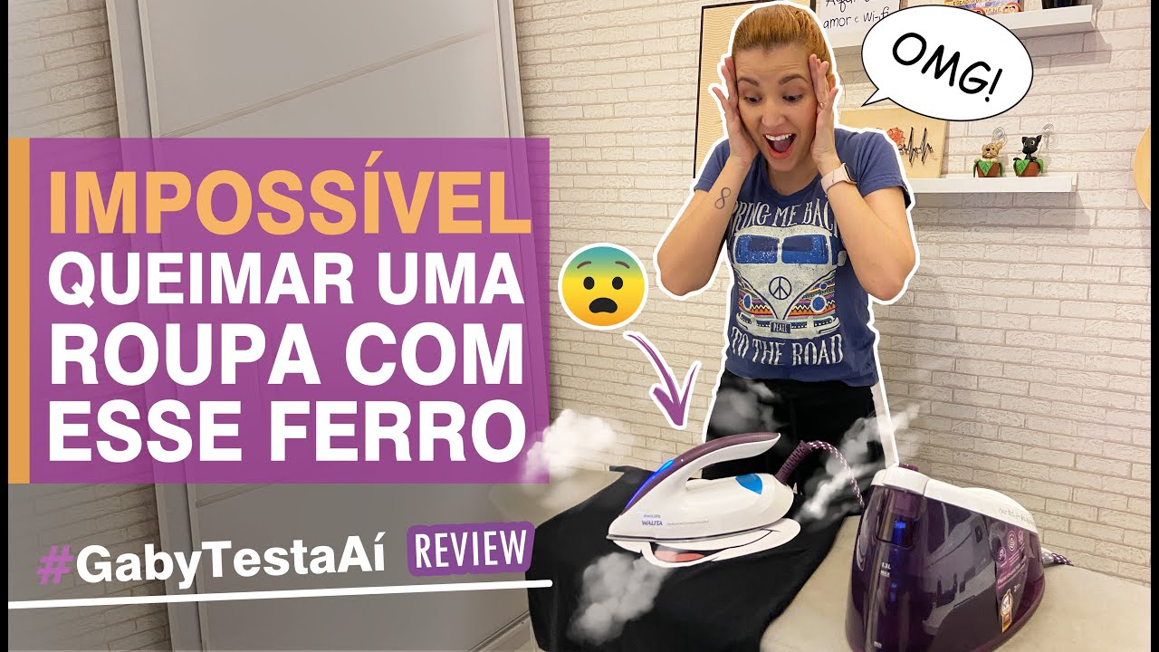 TESTEI O FERRO PHILIPS WALITA PERFECTCARE #GABYTESTAAÍ | GABY GARCIIA