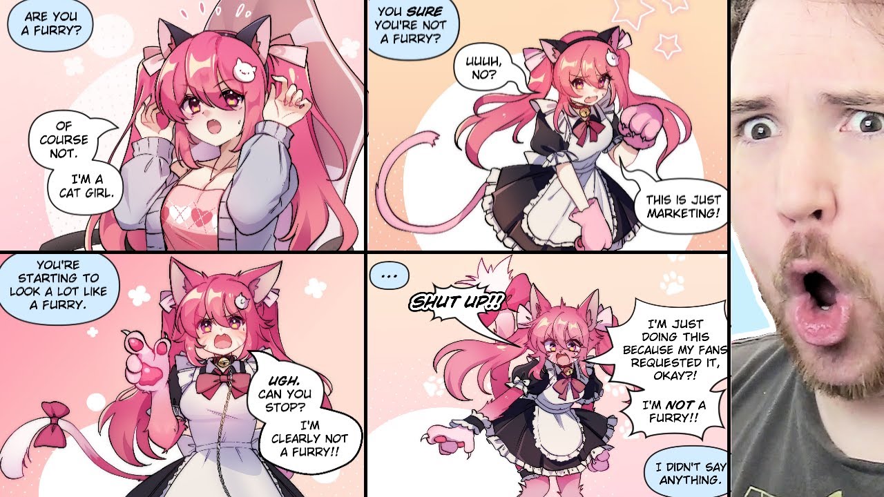 THE SLIPPERY SLOPE OF CAT GIRL TO FURRY - Memes