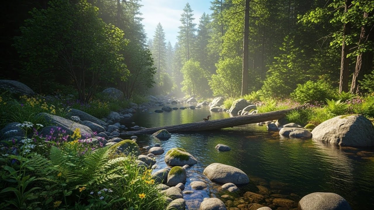 River and Forest Sounds 🌿🌊 Calm Nature Ambience for Relaxation and Focus #2047