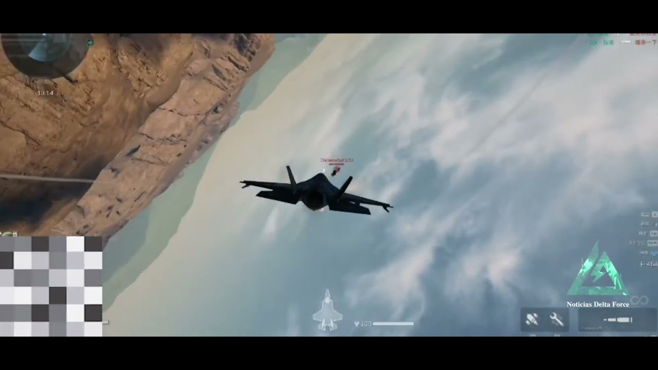 Gameplay avión caza F-45A Delta Force S6.