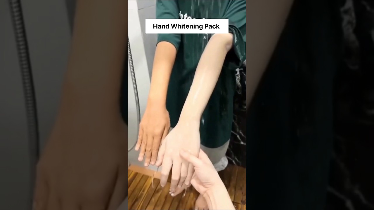 Hand Brightening Pack | Hand Darkness Removal Home Remedy, Remove Hand Suntan #skincare #shorts