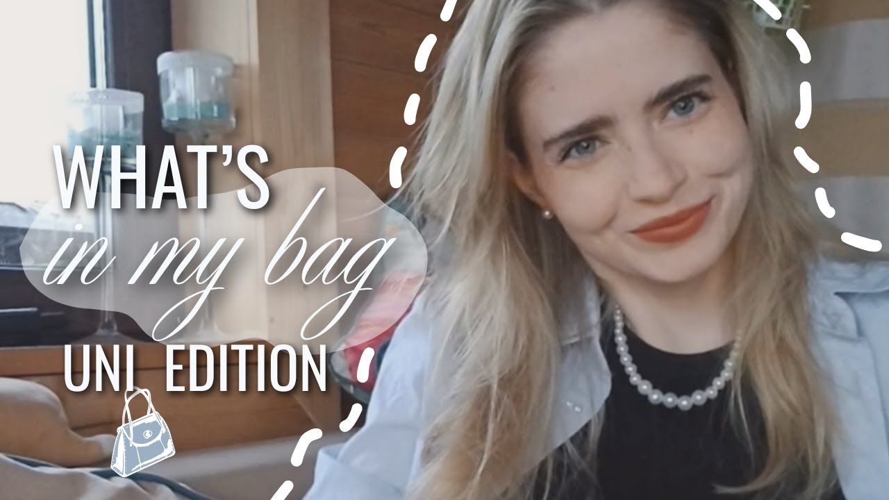 What's in my bag UNI EDITION | co jest w mojej torbie na studia 👜