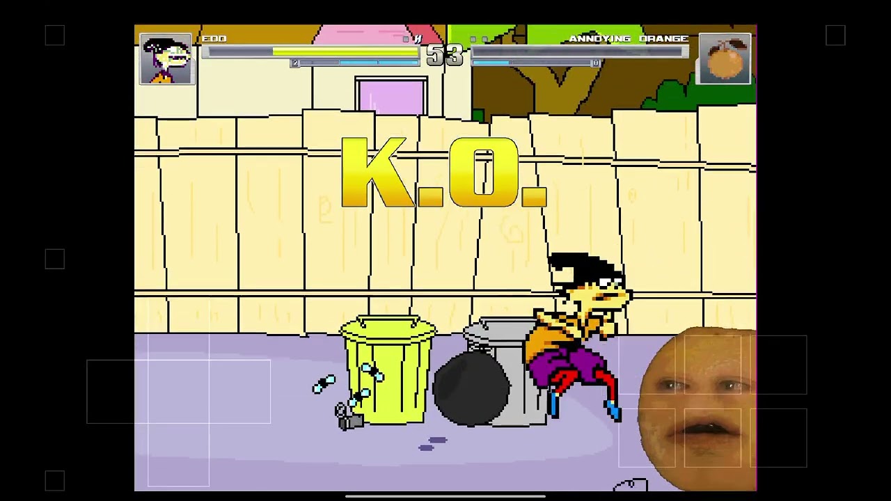 Random M.U.G.E.N. Battles #15: Edd/Double D (Me) vs Annoying Orange 