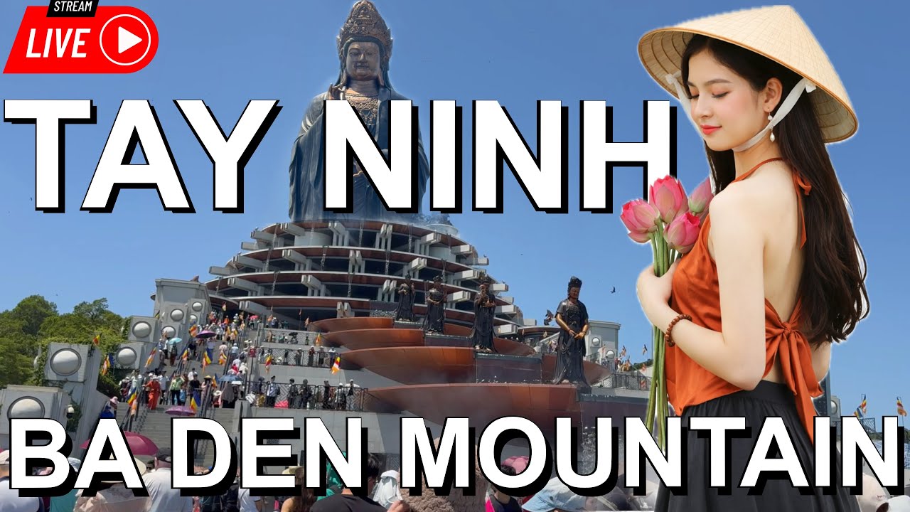 Ba Den Mountain Summit Walk 🇻🇳 Vietnam Cable Car & Giant Buddha (4K)