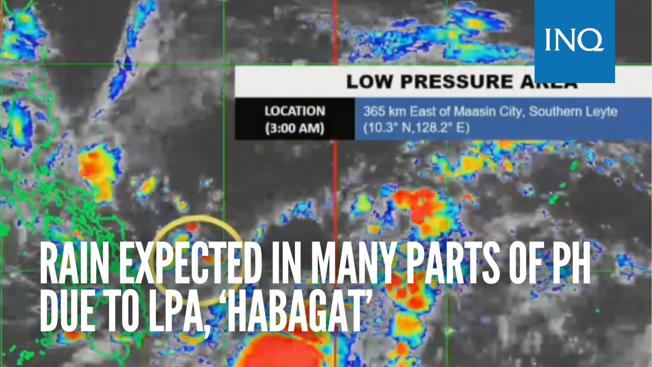 Rain expected in many parts of PH due to LPA, &lsquo;habagat&rsquo;