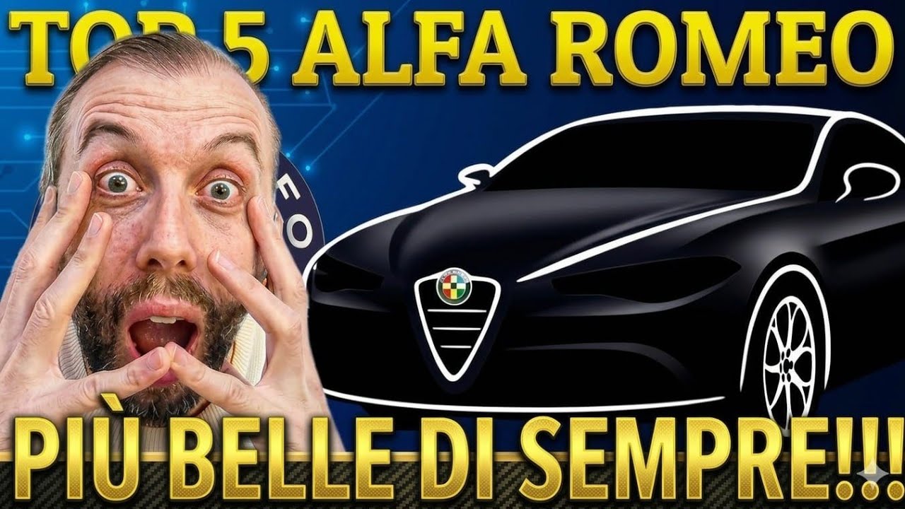 TOP 5 ALFA ROMEO PIÙ BELLE DI SEMPRE (SECONDO ME) 😍