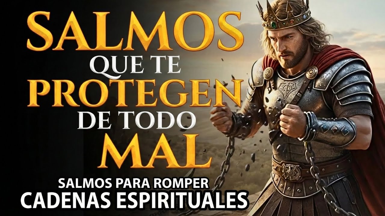 SALMOS PARA ROMPER CADENAS ESPIRITUALES| Salmos que David Cantaba Con Poder #músicahebrea