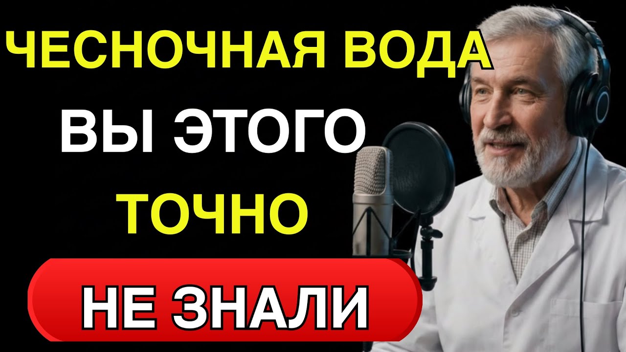 Чесночная вода против инфаркта: 3 секрета, которые спасают сосуды | здоровье после 60