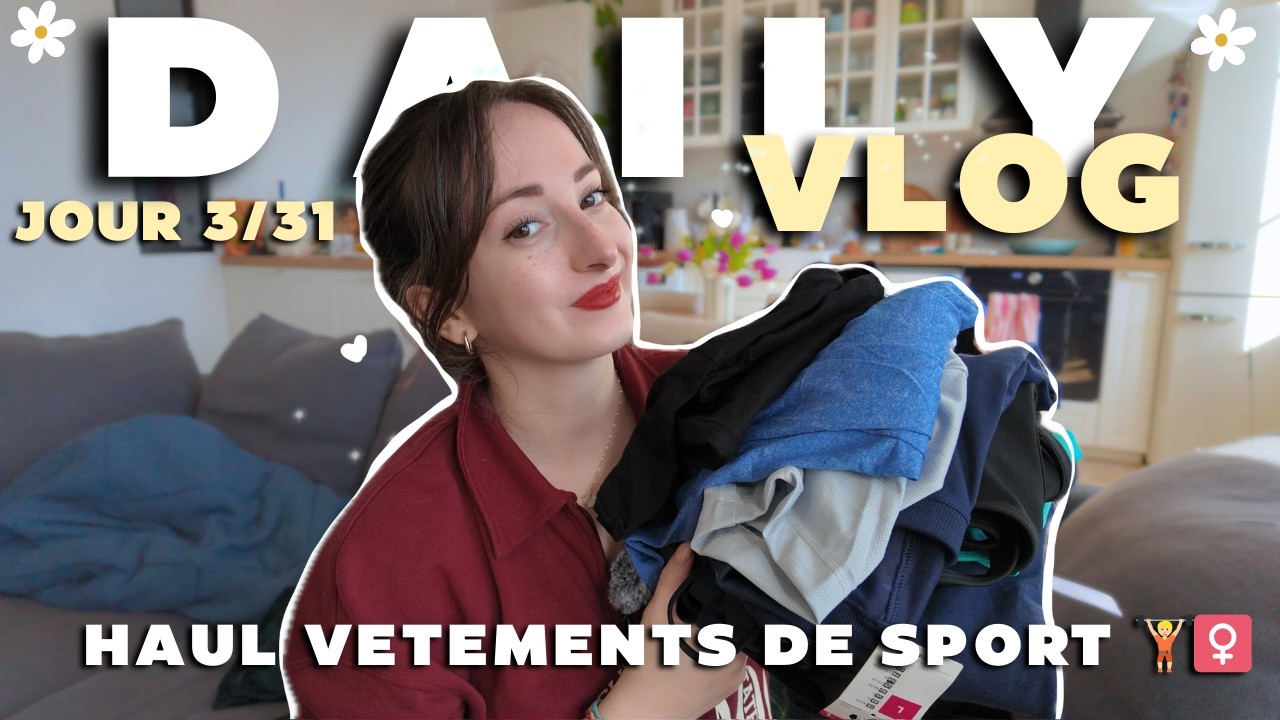 Ep 3 ► HAUL VÊTEMENTS DE SPORT POUR SE SENTIR BIEN 🧘🏻‍♀️✨
