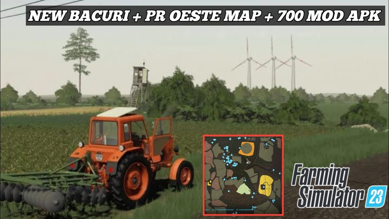 FS 23 Bacuri + Pr oeste Map + 700 Mod apk Download link MIDEAFIRE FARMING SIMULATOR 23