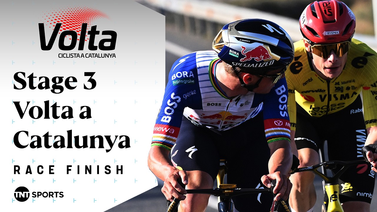 &iexcl;FINAL DRAM&Aacute;TICO! 👀 | Volta a Catalunya 2026, Etapa 3, &Uacute;ltimos kil&oacute;metros | TNT Sports Cycling