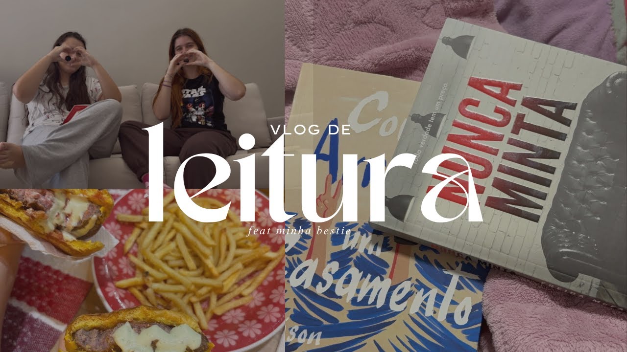 Vlog Cozy: leitura e comida | feat: minha melhor amiga
