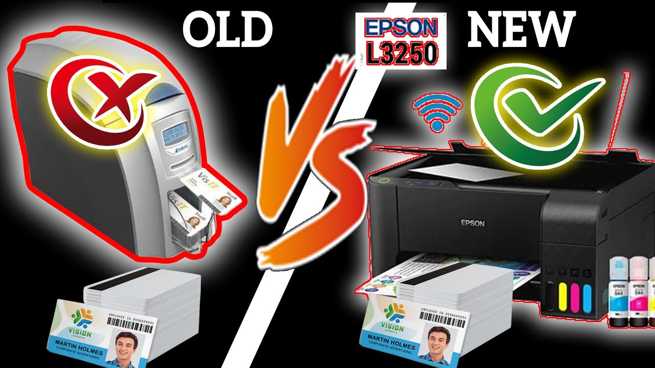 pvc card print on epsone L3250 | how to print id card on epsone l 3250,l 3215,l 3210