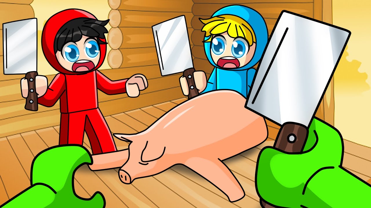 UCIEKAMY z RZEŹNI z MOIMI PRZYJACIÓŁMI w Roblox!